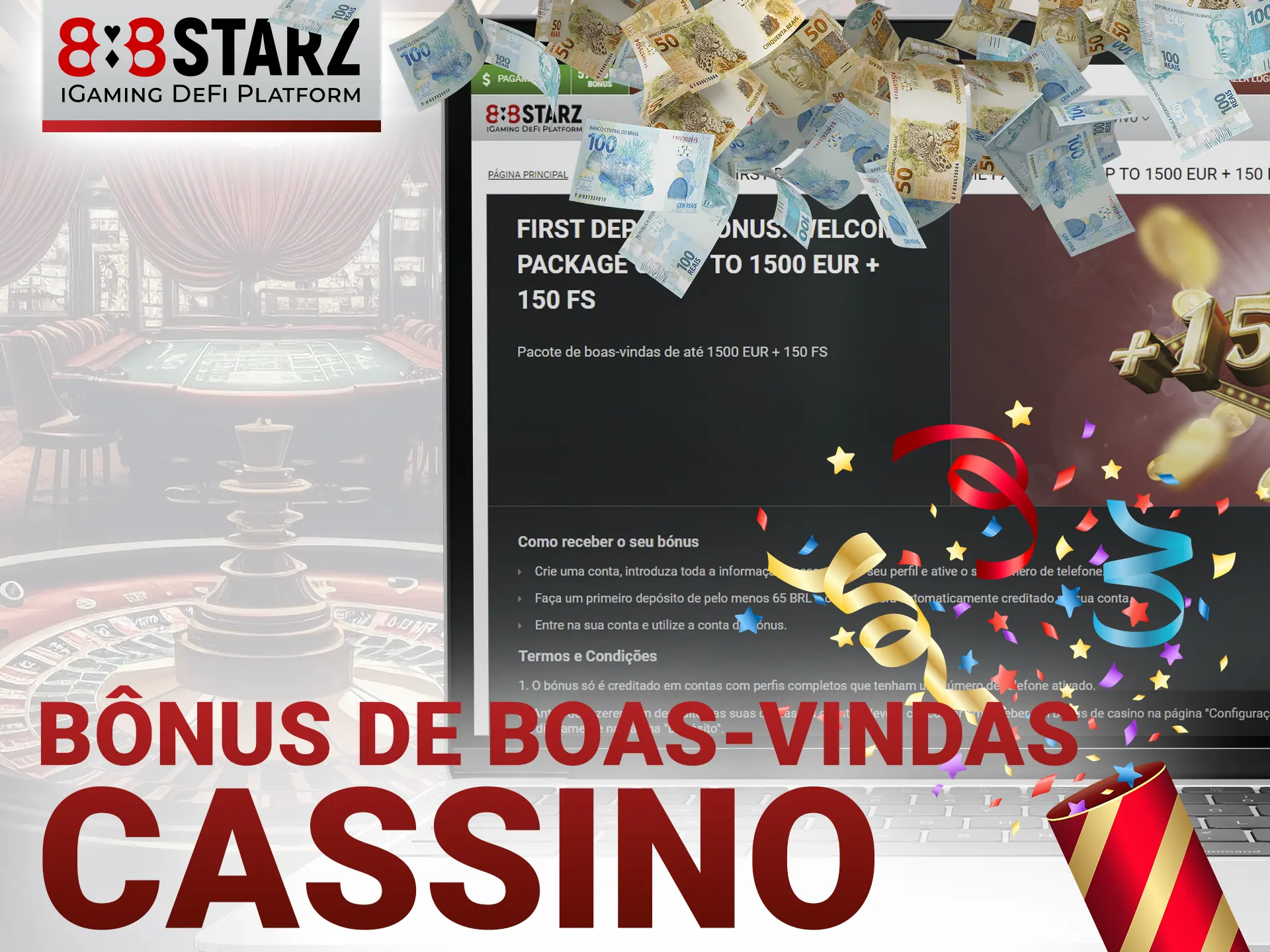 Registre-se no 888Starz Casino e ganhe um bônus de boas-vindas.